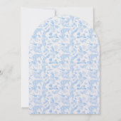 ジャングル名門私立校風のチノイスリートイレ結婚式招待状 招待状 (裏面)