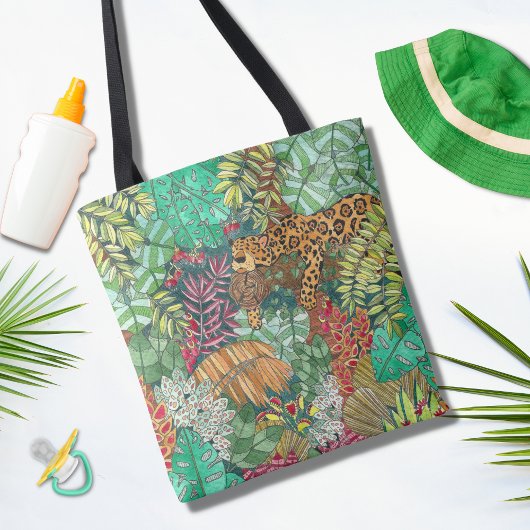 ジャングル大きな猫おむつベビー トートバッグ