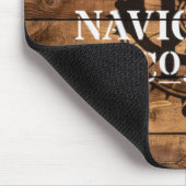 ジャングル川の木箱のステンシル マウスパッド (コーナー)