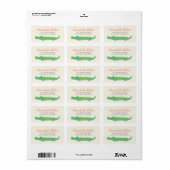 ジャングル差出人住所ラベル ラベル (フルシート)