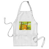 ジャングル怒に登場する可愛いタイガー漫画 スタンダードエプロン (正面)