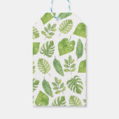 ジャングル恐竜の男の子の誕生日パーティーありがとう ギフトタグ (裏面)