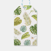 ジャングル恐竜誕生日ありがとうラベル ギフトタグ (裏面)