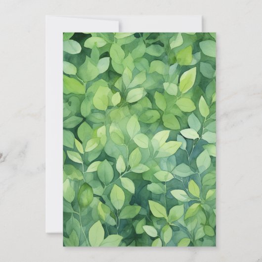 ジャングル恐竜3レックス誕生日 招待状 (裏面)