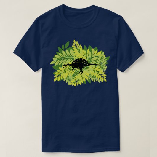 ジャングル折り紙スピノサウラス Tシャツ (デザイン正面)