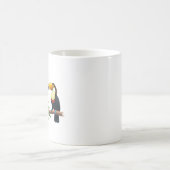 ジャングル振動：調和のトゥーカン コーヒーマグカップ (中央)