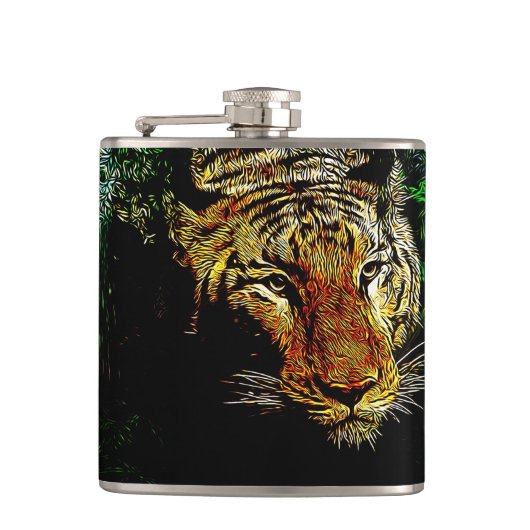 ジャングル捕食動物サファリアニキアシカ フラスク (正面)