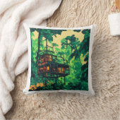 ジャングル枕 クッション (ブランケット)