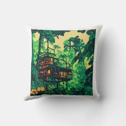 ジャングル枕 クッション (裏面)