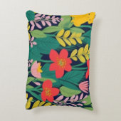 ジャングル模様 アクセントクッション (裏面(縦))