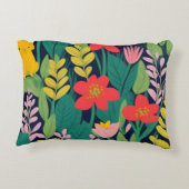 ジャングル模様 アクセントクッション (裏面)