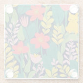 ジャングル模様 ガラスコースター (裏面)