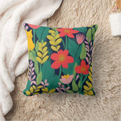 ジャングル模様 クッション (ブランケット)