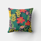 ジャングル模様 クッション (裏面)