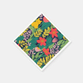 ジャングル模様 スタンダードカクテルナプキン (角)