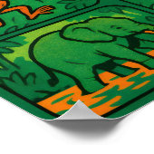 ジャングル漫画おもしろい ポスター (角)