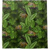 ジャングル猫ちゃん シャワーカーテン (正面)