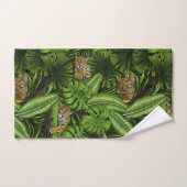 ジャングル猫ちゃん バスタオルセット (ハンドタオル)