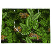 ジャングル猫ちゃん ラージペーパーバッグ (正面)