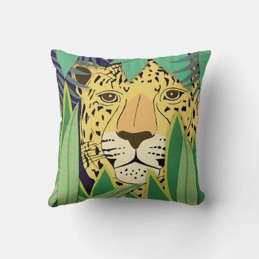 ジャングル猫 クッション (裏面)
