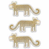ジャングル猫 シール (正面)