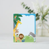 ジャングル縁ど ポストカード (スタンド正面)