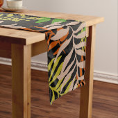 ジャングル自然葉 ショートテーブルランナー (インサイチュ)