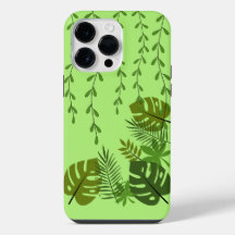 ジャングル葉のケース – メイトiPhone 14 Pro Maxケース