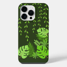 ジャングル葉のケース – メイトiPhone 14 Pro Maxケース