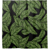 ジャングル葉のシャワーカーテン シャワーカーテン (正面)