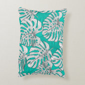 ジャングル葉のフローラシームレス アクセントクッション (裏面(縦))