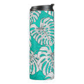 ジャングル葉のフローラシームレス タンブラー (回転左)