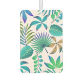 ジャングル葉の継ぎ目のないパターン カーエアーフレッシュナー (裏面)