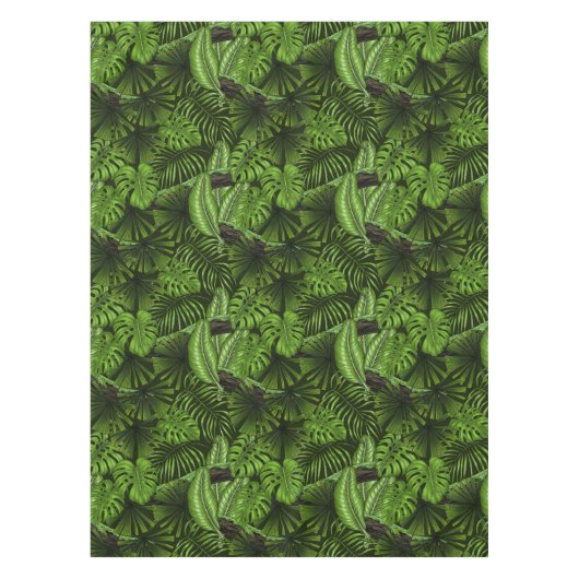 ジャングル葉 テーブルクロス (正面)