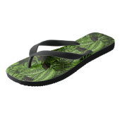 ジャングル葉 ビーチサンダル (アングル)