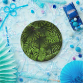 ジャングル葉 ペーパープレート (パーティー)