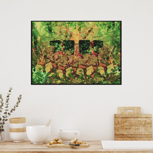 ジャングル話 ポスター (キッチン)