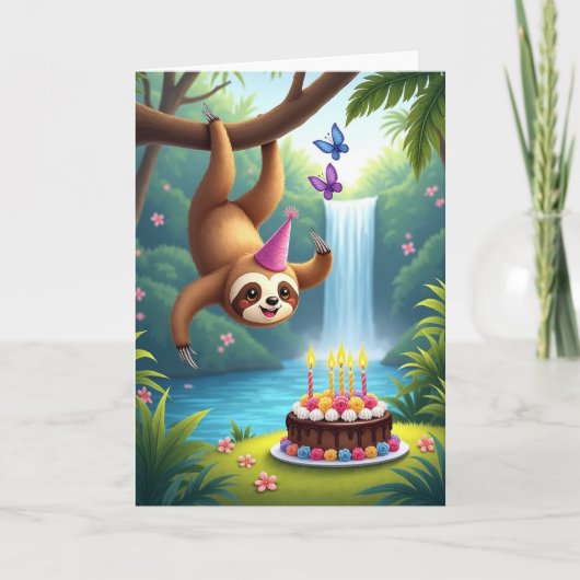 ジャングル誕生日クリーチャーカード カード (正面)