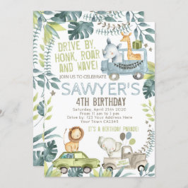 ジャングル誕生日パレード 招待状