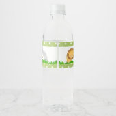 ジャングル誕生日ボトルラベルボーイグリーン ペットボトルラベル (裏面)