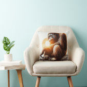 ジャングル調和：オランウタンインスパイア クッション (椅子)