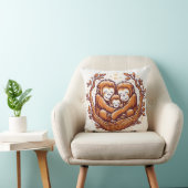 ジャングル調和:オランウタンインスパイア クッション (椅子)