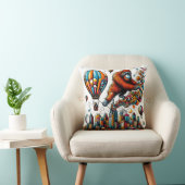 ジャングル調和：オランウタンインスパイア クッション (椅子)