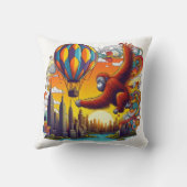 ジャングル調和：オランウタンインスパイア クッション (裏面)