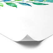 ジャングル象の赤ちゃんシャワーへようこそ ポスター (角)