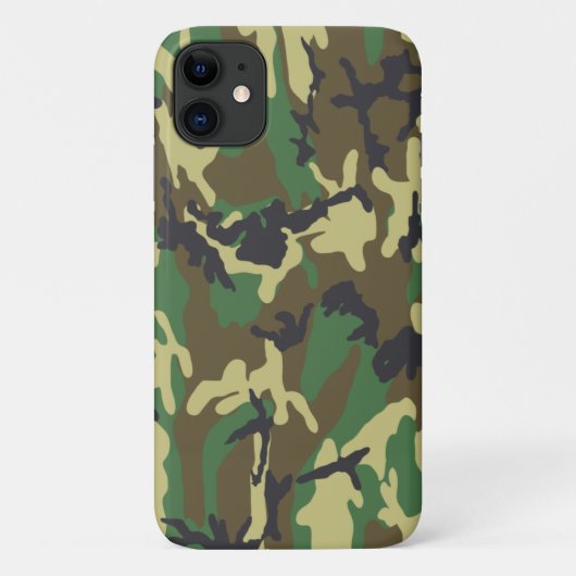 ジャングル迷彩柄 Case-Mate iPhoneケース (裏面)