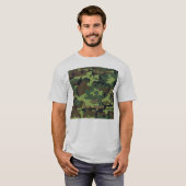 ジャングル迷彩柄 Tシャツ (正面フル)