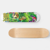 ジャングル野生動植物スケートボード スケートボード (横)