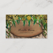 ジャングル金ゴールドグラムアニマルプリントシエレガントック 名刺 (正面)