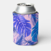 ジャングル離れの継ぎ目のない熱帯パターン 缶クーラー (缶裏面)